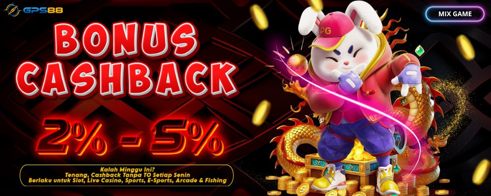 CASHBACK ALL GAMES 2% – 5%